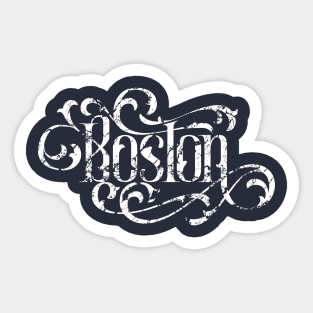 Boston Flourishes Sticker